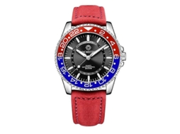 Relógio Masculino Multifuncional De Quartzo Ochstin 7019g, À Prova D'água E Com Mostrador Luminoso, Em Couro.