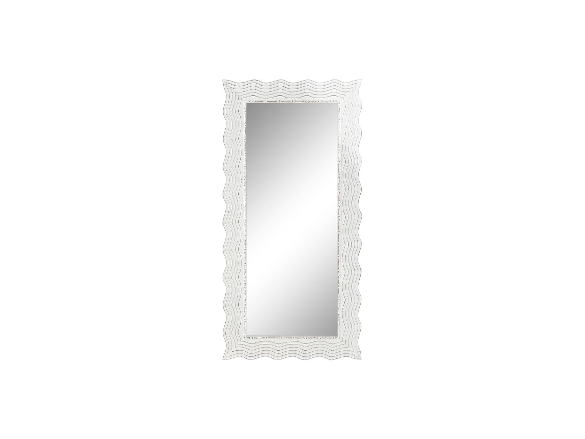Espelho de parede HOME ESPRIT Branco Decapé Scandi 89 x 2,5 x 178 cm