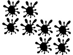 Adesivos decorativos transparentes para animais de estimação em formato de gota d'água para carros, conjunto com 8 modelos.