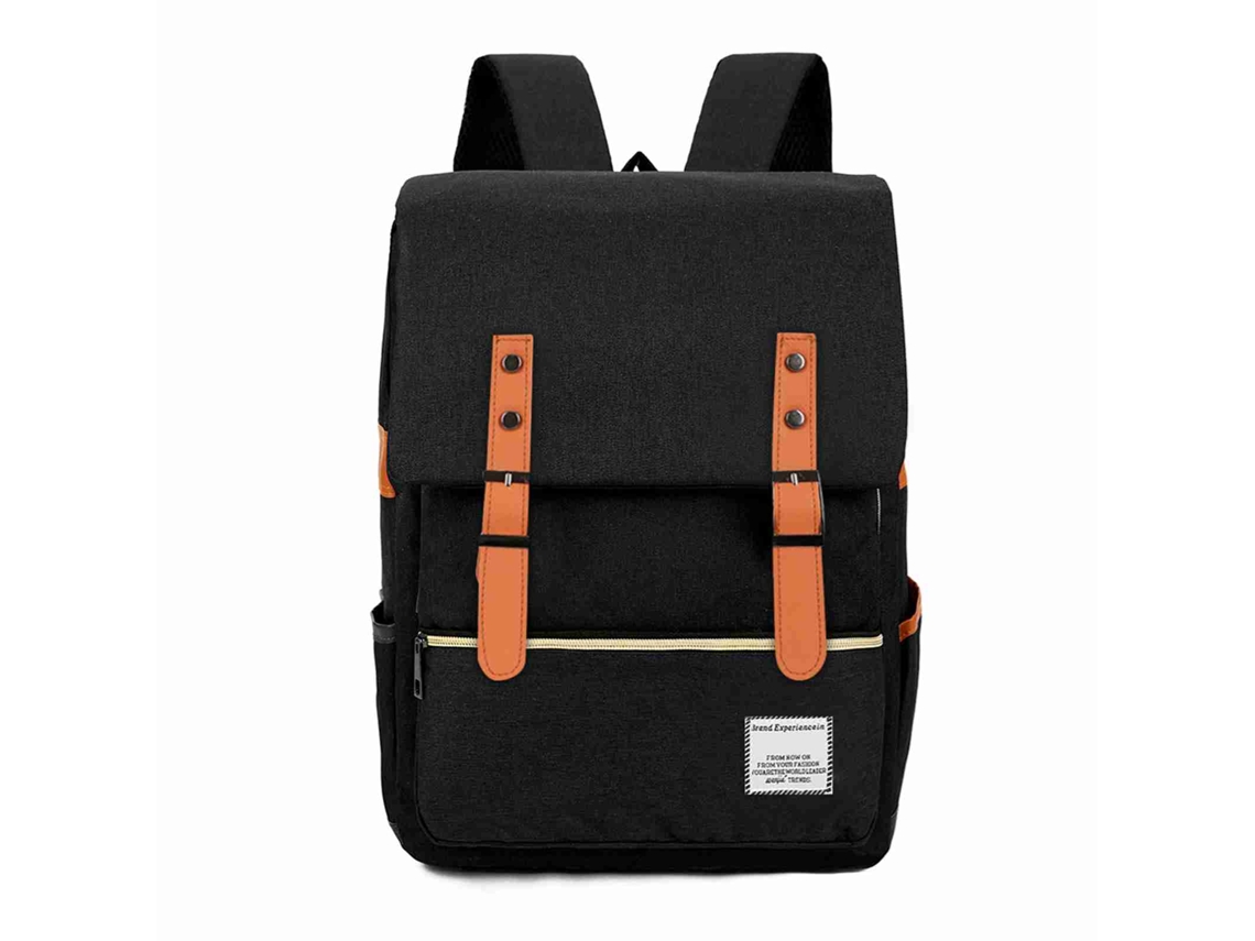 Mochila De Computador De Grande Capacidade Para Negócios Com Porta Usb Preta