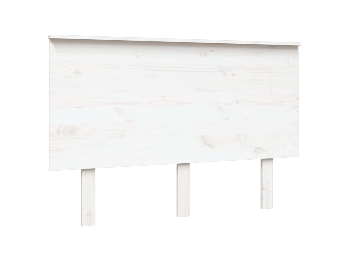 Bed Headboard, Bed Headboards Vidaxl Branco Madeira De Pinho (124 X 82.5 Cm)