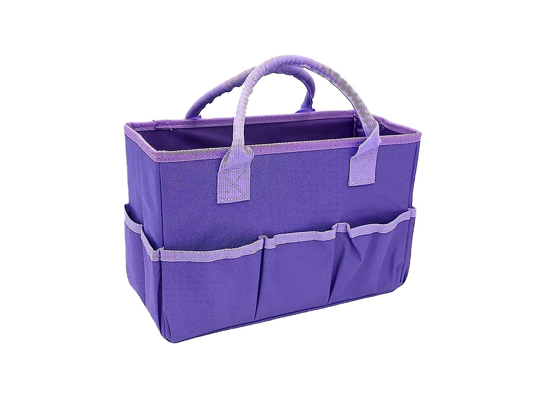 Bolsa Para Artesanato E Materiais De Arte Com Bolsos, Tecido Oxford Artistas, Crianças, Professores, Organizador Estoque Aquaforge