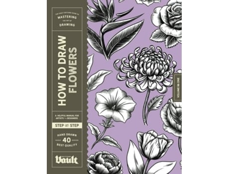 Livro How to Draw Flowers de Kale James (Inglês)