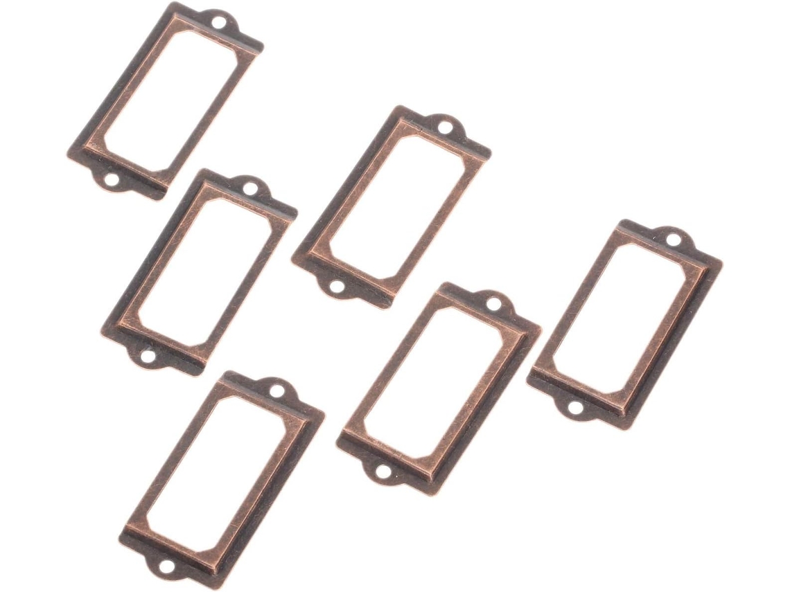 Puxador Decorativo Moderno Para Porta, 12 Peças, 70x33mm, Estilo Antigo, Em Ferro, Para Móveis, Com Suporte Para