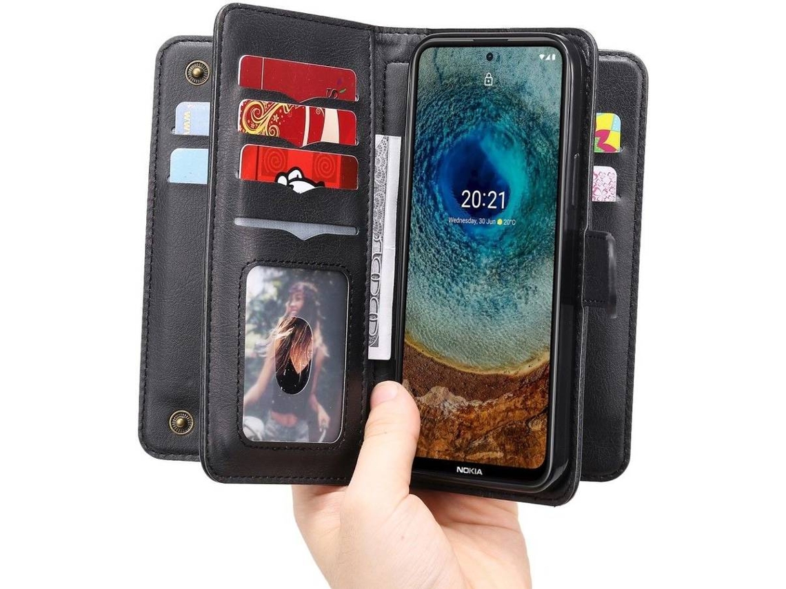 Capa Xiaomi Redmi Note 11 Pro HFS-HOUSE Zipper (Preto)