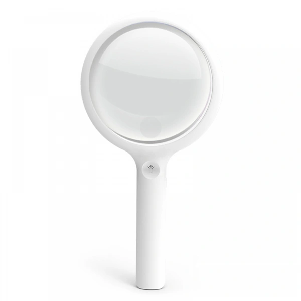 /ea/lupa Extra Grande 4x com 4 Luzes Led Ultrabrilhantes BRILVIBERA