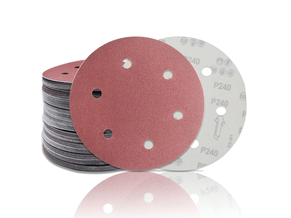 Disco de lixa 225 mm, grão 40, com velcro, 20 unidades BRILVIBERA