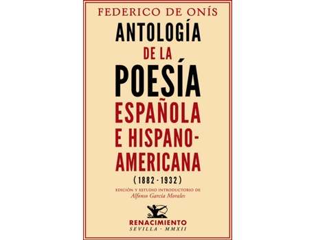 Livro Antología De La Poesía Española E Hispanoamericana de Federico De Onís (Espanhol)