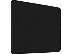Mousepad Médio Preto Para Mouse Sem Fio, 30 X 25 X 0,3 Cm, Com Borda Costurada, Base De Borracha Antiderrapante. Olysi Shop