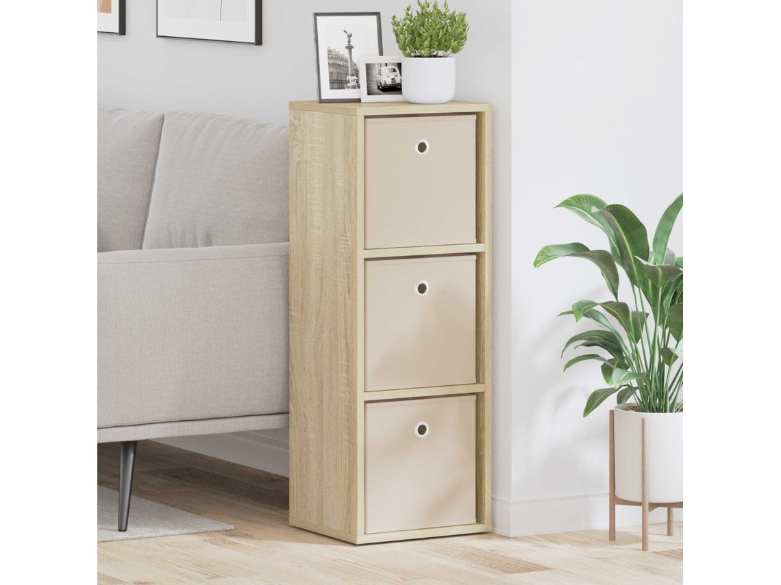 Vidaxl Buffet Com Gaveta Carvalho Sonoma 30,5 X 27 X 84,5 Cm