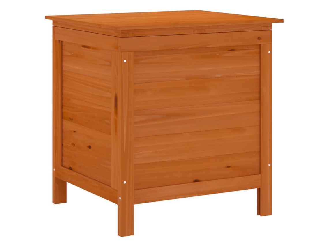 Garden Storage Box, Garden Storage Boxes Vidaxl Marrom Madeira Processada (50 X 49 X 56.5 Cm)