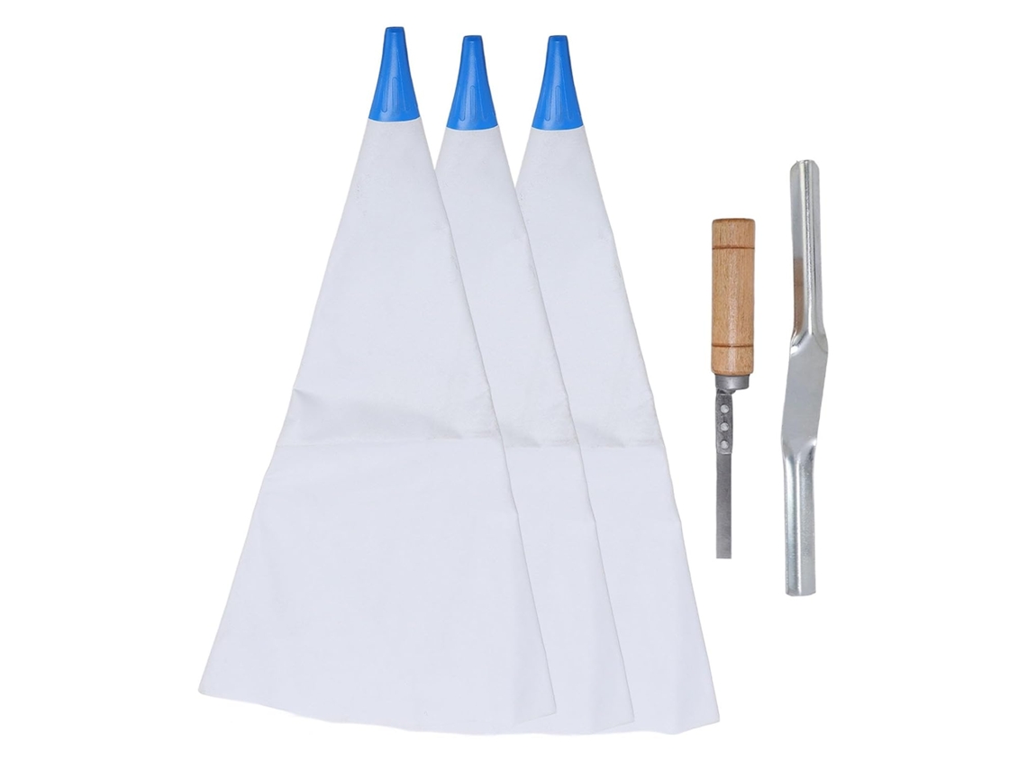 Saco De Argamassa Concreto, Material Pvc, 3 Sacos De Rejunte Alta Resistência, Ideais Para Projetos De Alvenaria E