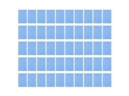 Capa de Encadernação B5 Pp, À Prova D'água, 50pcs, Azul S/MARCA
