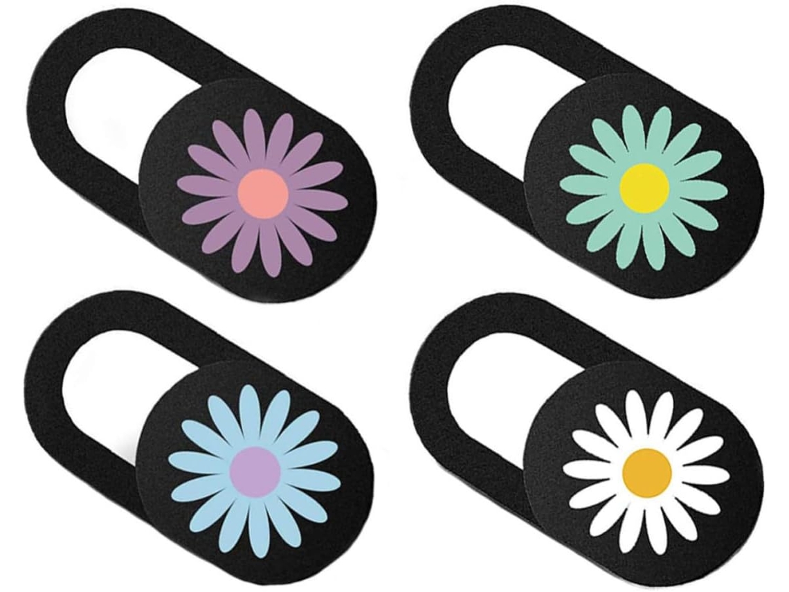 Capa Deslizante Para Webcam De Laptop E Tablet, Conjunto De 4 Peças, Abs