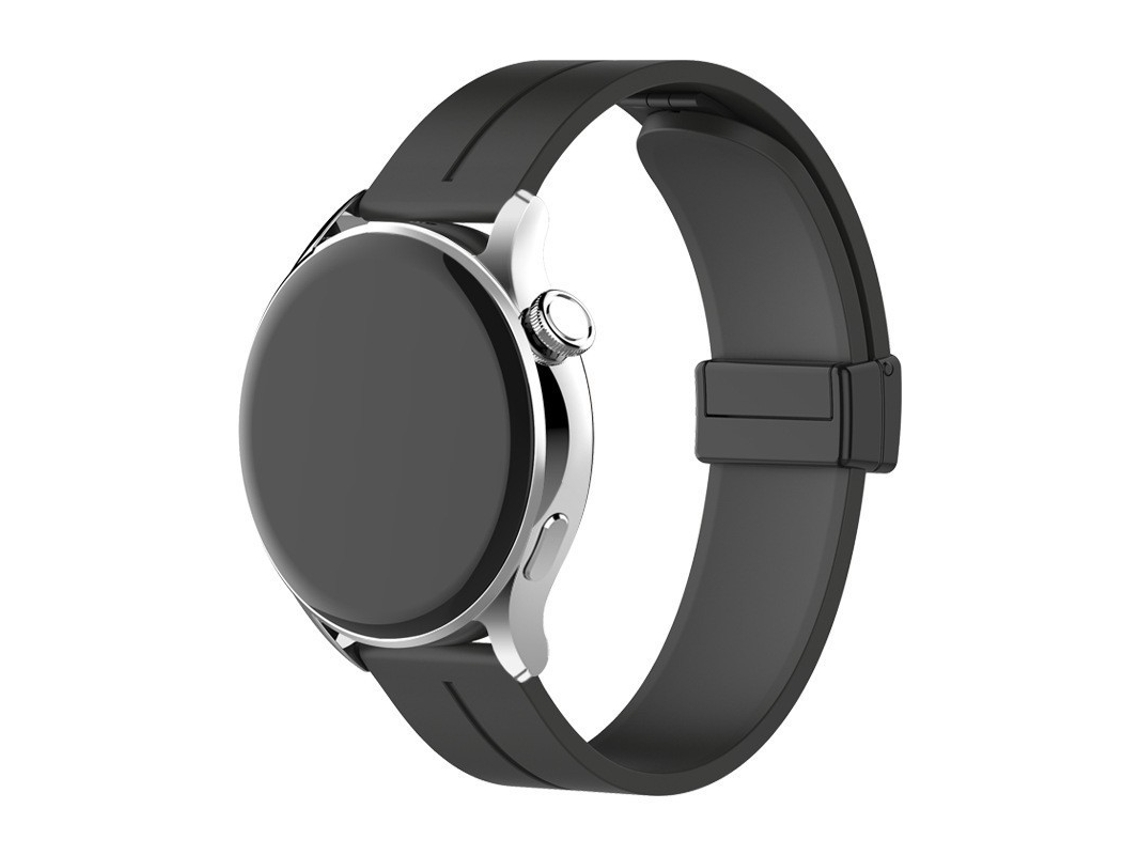 Bracelete Para Garmin Approach S44/s50/j1/s12 (20mm) Preto Cuich