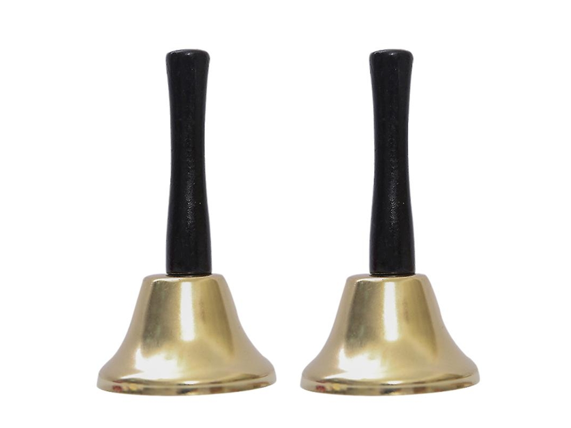 2 Peças de Sino de Mão Do Papai Noel ALLINLESS