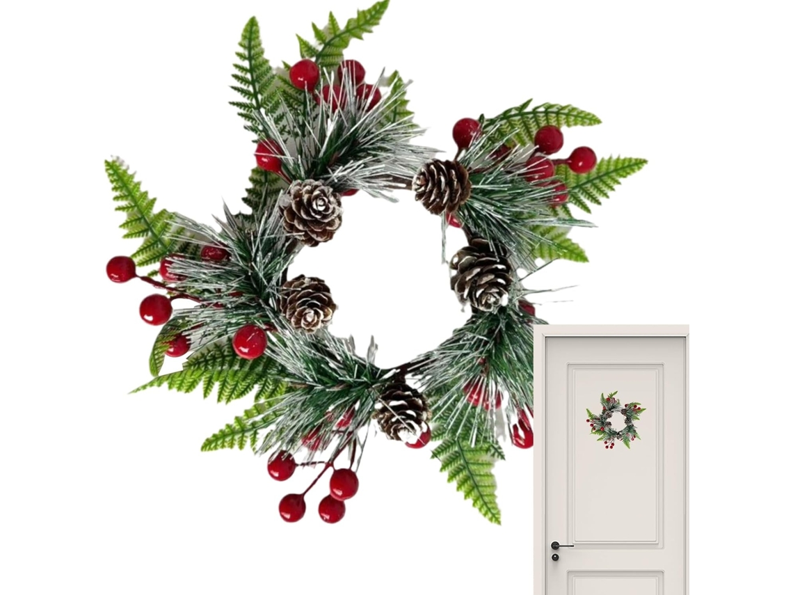 Coroas Natal Suportes Velas Centro Natalino Suporte Decorativo Decoradores Amantes Festas Proprietários Jantar GOKOCO