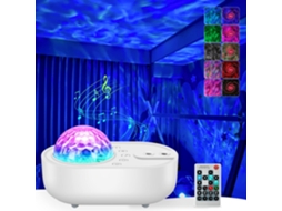 Projetor de Estrelas com Luz Noturna, Alto, Falante Bluetooth Integrado e Temporizador BRILVIBERA