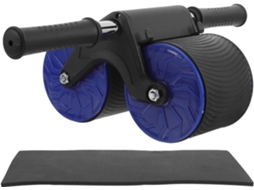 Roda de Ginástica Abdominal Milisten com Almofada para Exercícios em Casa, Disco Abdominais. Seguro,