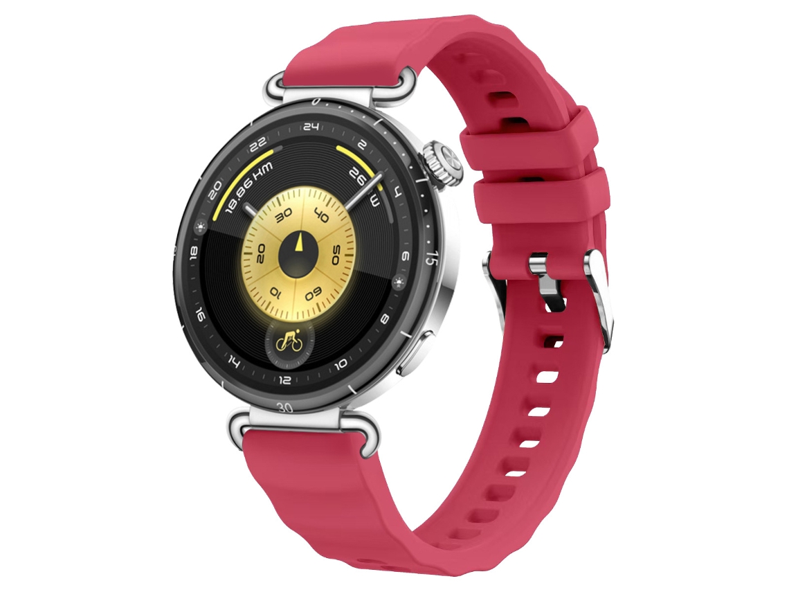 Pulseira universal de 18 mm para Huawei Gt6 Gt5 Gt4 41 mm vermelho HEXINYIGJLY