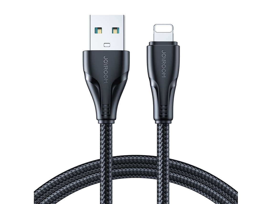Cabo Elite Usb To Lightning Joyroom Preto