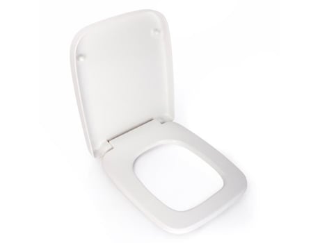 Assento Sanitário Gelco 43x43 Cm Branco Termofixo Freio De Queda