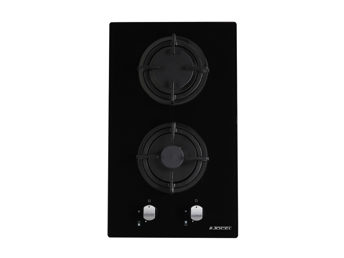Placa de Gás JOCEL JP2GV009081 (Gás Natural - 31 cm - Preto)