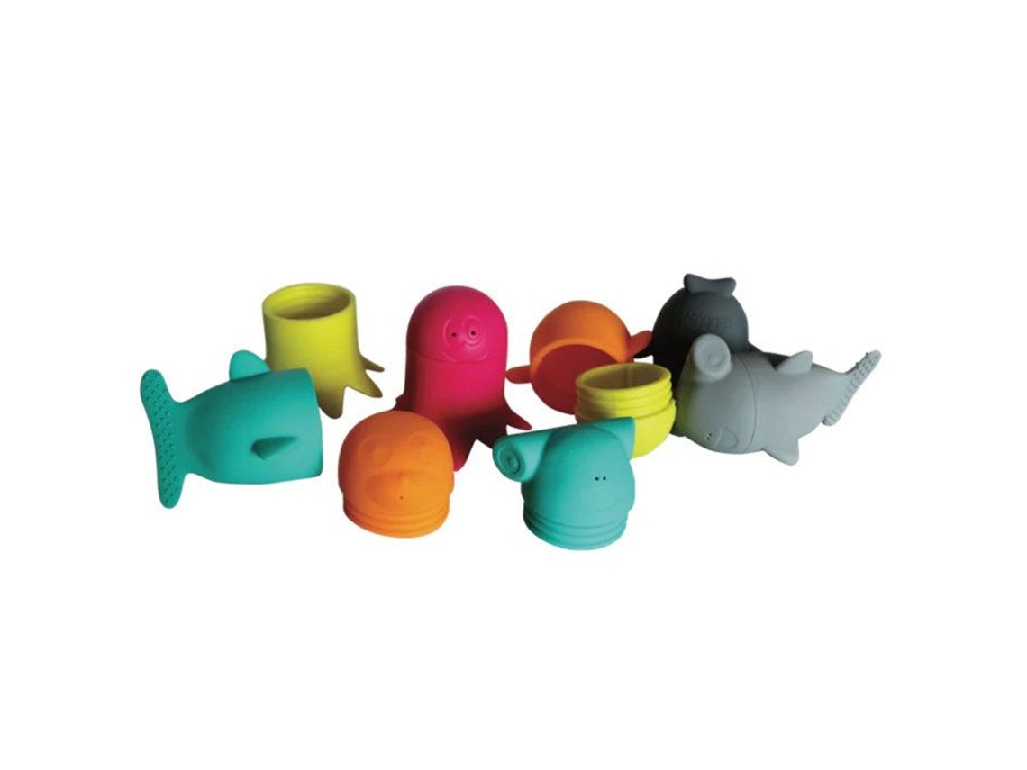 Brinquedos De Banho Em Silicone Büddies Bbluv