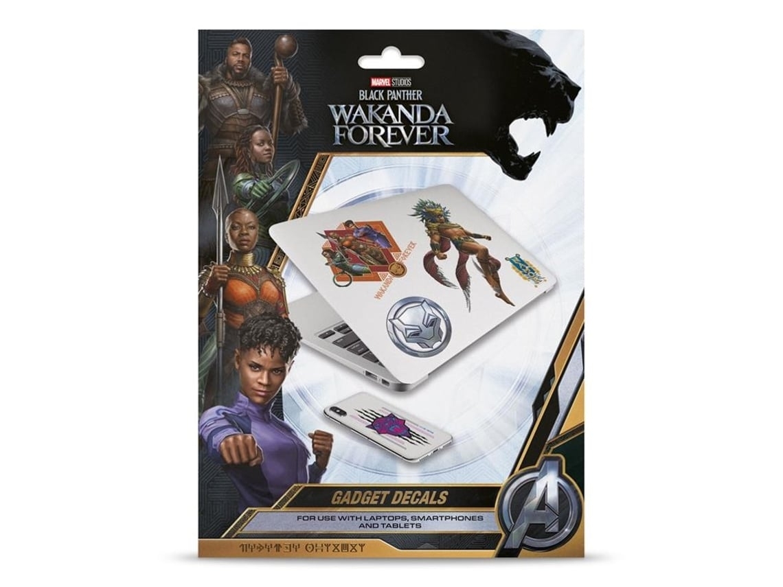 Decalques Adesivos MARVEL Pantera Negra: Wakanda Forever (Outlet Caixa Aberta - Brinde)