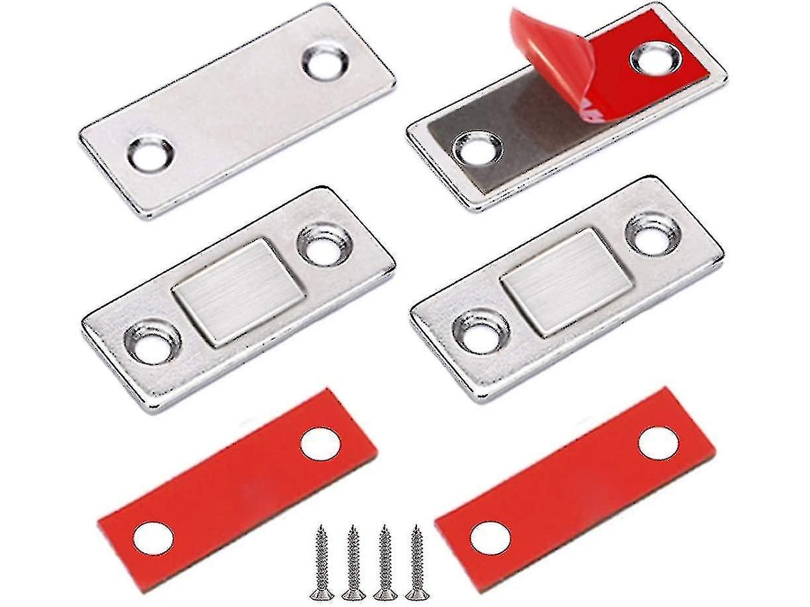 Fechadura Magnética Estreita Para Gaveta De Porta Deslizante De Guarda Roupa Magnético Aquaforge (pacote Com 10)