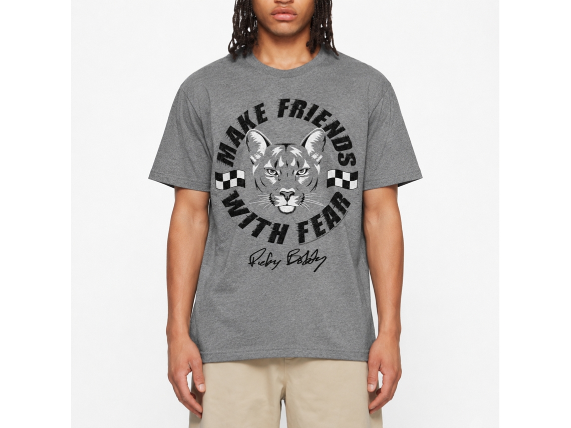 Rockinstone Talladega Nights Movie Make Friends Heather Graphite Adult T-shirt Size:s