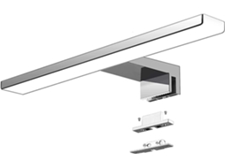 Rebe lâmpada Espelho Banheiro Led 30cm 5w 820lm 230v Branco Frio 6000k Ip44 Classe Ii Instalação Clamp/parede/gabinete