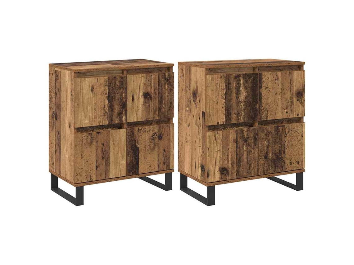 Buffet Madeira Antiga, 2 peças, 60 x 35 x 70 cm, EXCLUSIVO DA MAISON
