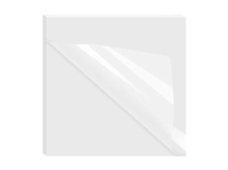 Blocos de Notas Transparentes: Branco Suave e Durável BRILVIBERA