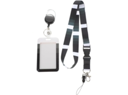 Lurelia Porta-cartões Vertical Com Cordão Em Poliéster E Plástico