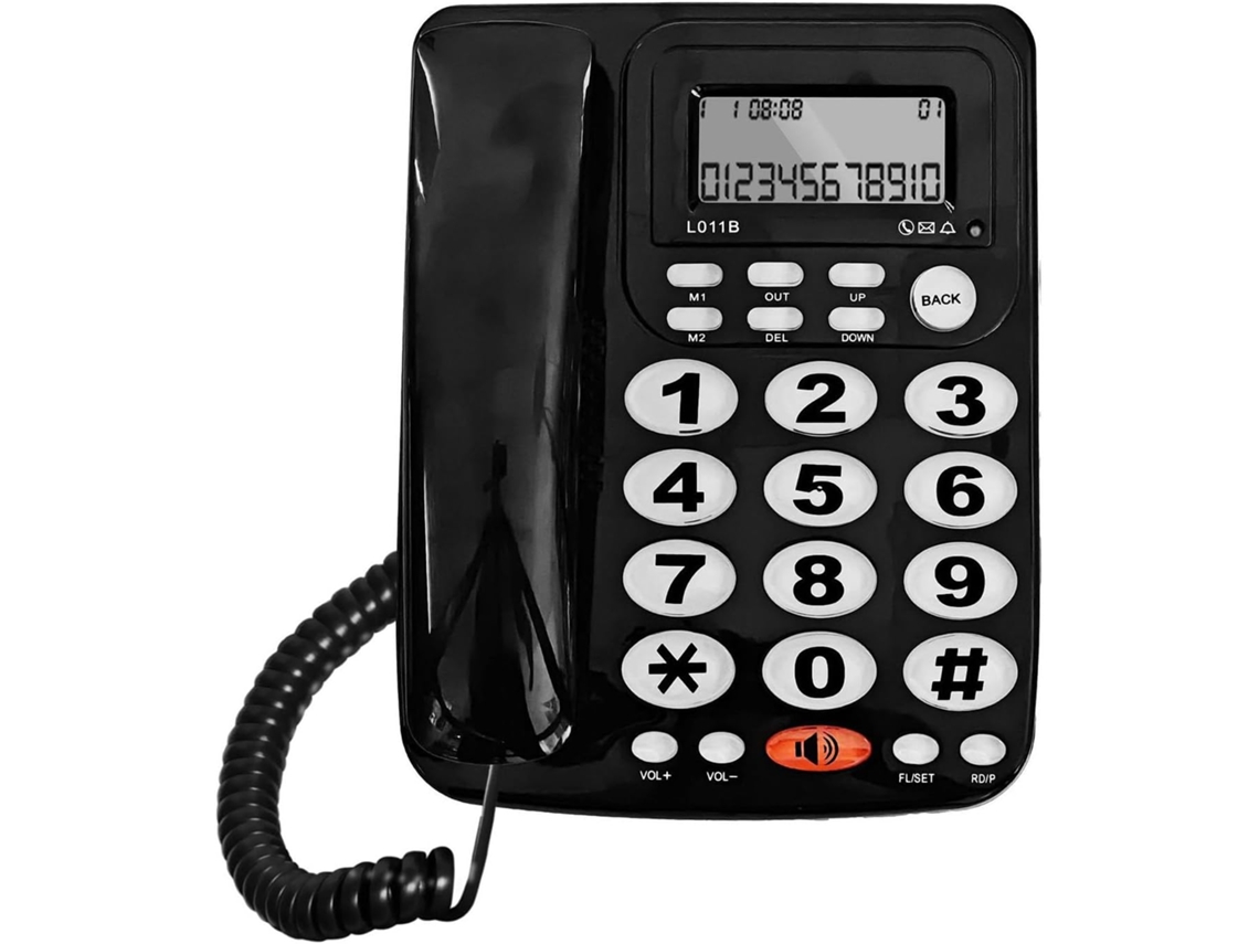 Telefone Fixo Dpofirs Com Visor De Identificação Nítido