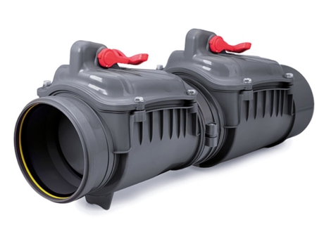 Válvula de Não Retorno Dupla Aba de Polipropileno de 160mm, Prevenção de Retrocesso