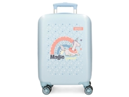 Mala De Cabine Abs Rígida Enso Magic Summer Azul Enso