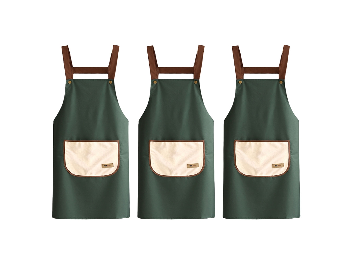 3 Peças De Capote Pvc Antiaderente E Resistente Ao Desgaste, Cinto Abdominal Impermeável E À Prova De Óleo, Avental Cozinha Casa Cozinhar Adulto