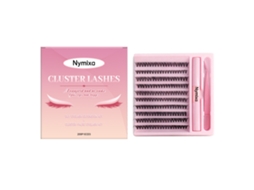 Conjunto De Cílios Falsos Segmentados Nymixa Leve Invisível Para Iniciantes Maquiagem Natural
