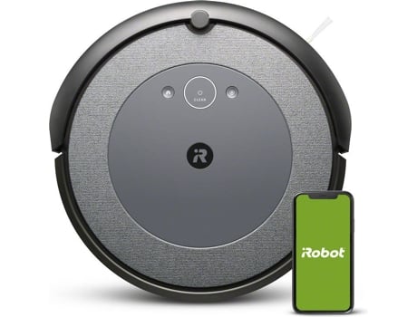 Aspirador Robô IROBOT Roomba I5 Cinza Texturizado