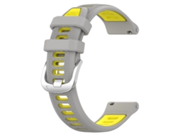 Bracelete De Silicone Para Relógio Para Garmin Forerunner 265s, 26522mm Cinza Hexinyigjly