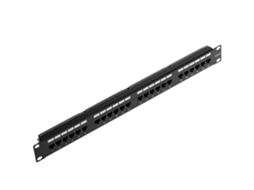 Painel RACKMATIC 24 Rj45 Cat.6 Utp (1U - Preto)