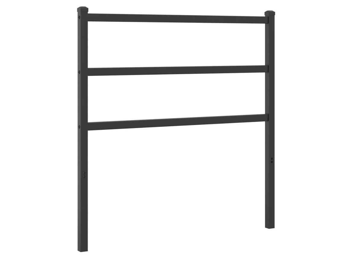Headboard, Headboards Vidaxl Preto Aço (90 Cm)