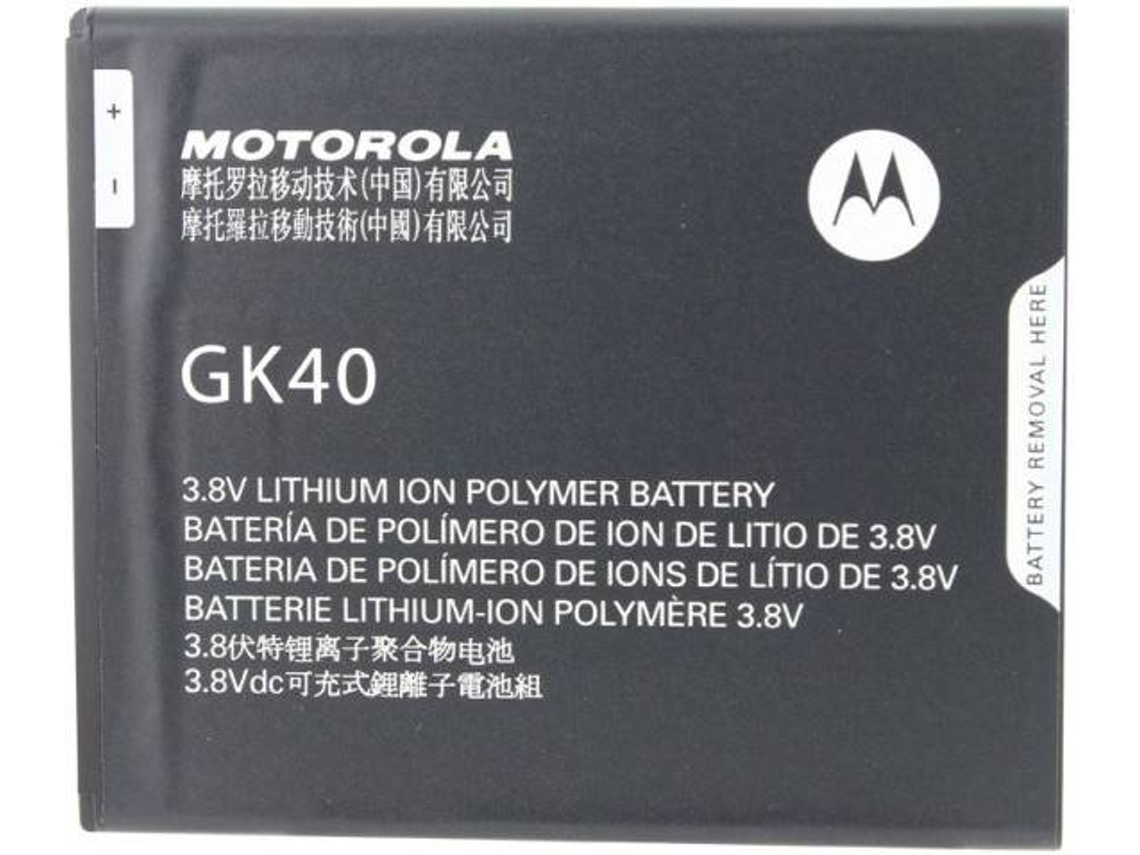 Bateria Motorola GK40 Moto E3 G4 Play Moto G5 Lítio Ionen Polymer 2800mAh SNN5976A
