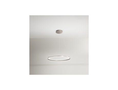 Lustre Pendente Edge Led 86W Cinza Titânio PERENZ