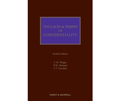 Livro Toulson Phipps on Confidentiality de Mr Charles Phipps (Inglês - Capa Dura)