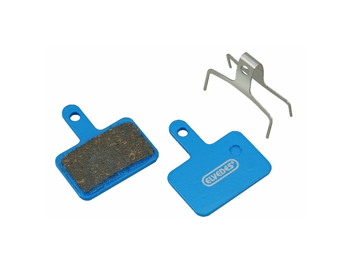 Par de pastilhas de travão de bicicleta orgânicas Elvedes Shimano BR-M375, M415-M495, M515, M525