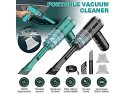 Lurelia Aspirador Portátil Sem Fio Para Carro E Casa 29000pa, 120w, 2000mah Carregamento Usb