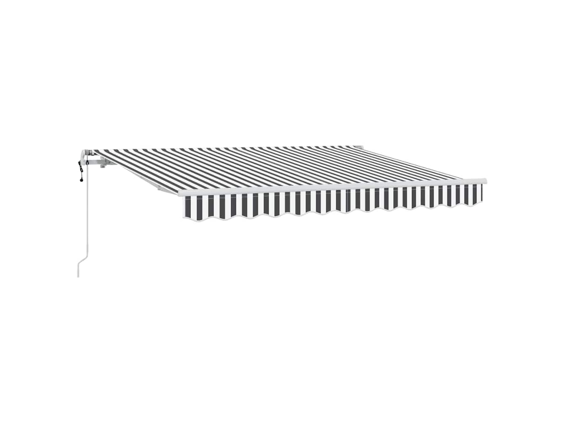 Toldo Retrátil Antracite 350 X 200 Cm Tecido MAISON EXCLUSIVE